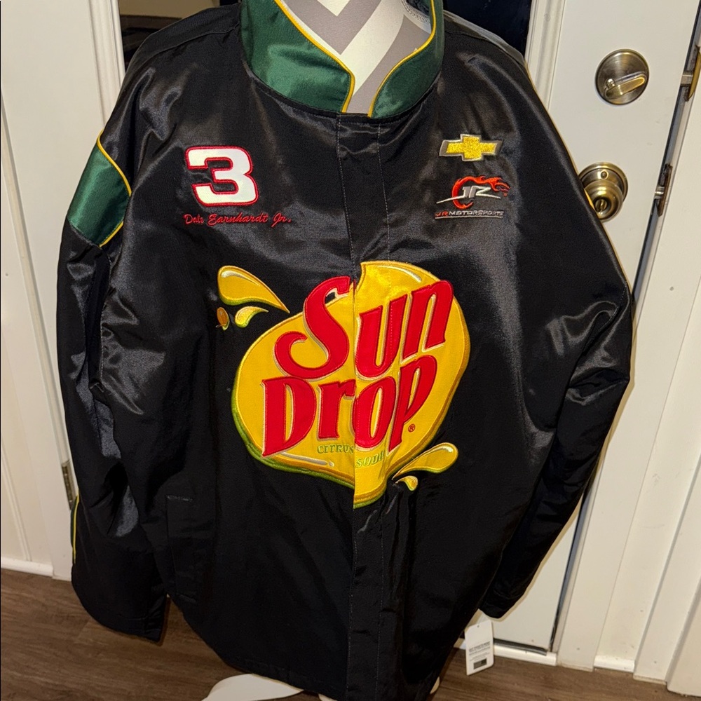 Men's Dale Earnhardt Performance Racing Jacket - Black